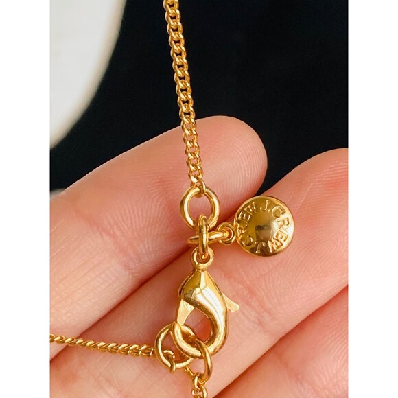 J Crew gold tone tortoise shell tassel Necklace - Picture 3 of 4